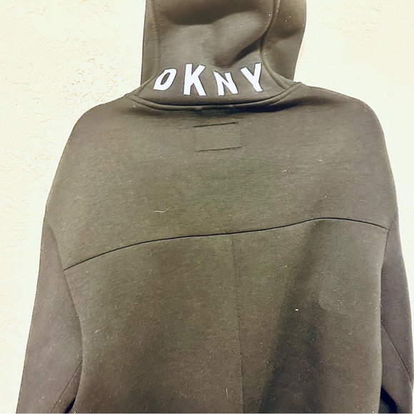 DKNY Men's Full Zip Hooded Scuba Jacket size Large GUC - Picture 10 of 10